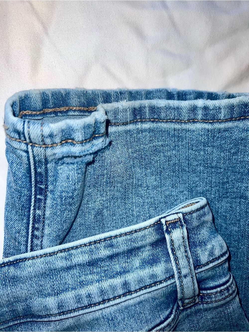 M Jeans by Maurices High Rise Slim Straight Ankle Distressed Jeans Size 14 Short - Picture 14 of 16